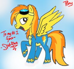 Size: 890x828 | Tagged: safe, artist:twitterfulpony, spitfire, pony, g4, signature, wonderbolts uniform