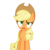 Size: 900x900 | Tagged: safe, applejack, earth pony, pony, g4, female, simple background, solo, transparent background, vector