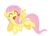 Size: 978x698 | Tagged: safe, artist:chameron, fluttershy, pegasus, pony, g4, candy cane, christmas, eyes closed, female, flying, happy, mare, simple background, solo, transparent background