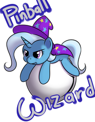 Size: 700x900 | Tagged: dead source, safe, artist:kloudmutt, trixie, pony, unicorn, g4, 2011, female, frown, mare, pinball, pinball wizard, simple background, solo, the who, tommy, white background