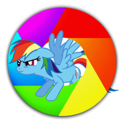 Size: 512x512 | Tagged: safe, artist:flutterflyraptor, rainbow dash, g4, google chrome