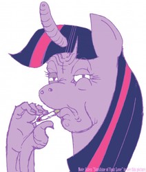 Size: 678x800 | Tagged: safe, twilight sparkle, g4, cigarette, phalic, smoking, wat