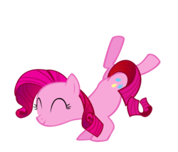 Size: 1024x875 | Tagged: safe, artist:nicolasnsane, pinkie pie, earth pony, pony, g4, alternate hairstyle, female, rarity hair, simple background, solo, transparent background, vector