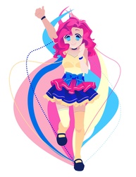 Size: 2550x3300 | Tagged: safe, artist:efrondarabbit, pinkie pie, human, g4, female, humanized, solo