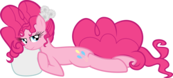 Size: 13308x6000 | Tagged: safe, artist:quasdar, pinkie pie, earth pony, pony, g4, absurd resolution, alternate hairstyle, bedroom eyes, female, looking at you, mare, solo