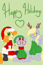 Size: 2000x3000 | Tagged: safe, artist:robynne, carrot top, derpy hooves, dinky hooves, golden harvest, g4