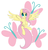 Size: 2849x2952 | Tagged: safe, artist:helhoof, fluttershy, g4, boopable, cute, cutie mark, cutie mark background, shyabetes, simple background, spread wings, wings