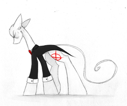 Size: 900x754 | Tagged: safe, artist:the--cloudsmasher, slenderman, slendermane, slenderpony