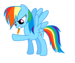 Size: 973x822 | Tagged: safe, artist:drumblastingquilava, rainbow dash, pony, g4, female, pencil, simple background, solo, transparent background, vector