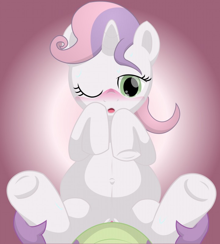 Explicit Artist Xniclord X Spike Sweetie Belle Dragon