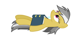Size: 1219x656 | Tagged: safe, artist:drumblastingquilava, daring do, pony, g4, book, female, simple background, solo, transparent background, vector