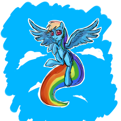 Size: 5000x5000 | Tagged: safe, artist:helhoof, rainbow dash, g4, absurd resolution, wip