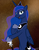 Size: 682x884 | Tagged: safe, artist:doekitty, princess luna, alicorn, pony, g4, bipedal, crown, female, horseshoes, jewelry, joseph ducreux, luna ducreux, mare, meme, meme template, open mouth, peytral, regalia, smiling, solo