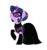 Size: 500x537 | Tagged: safe, artist:queencold, twilight sparkle, g4, alternate hairstyle, black dress, clothes, diva, dress, fancy, glasses, simple background, sunglasses, transparent background