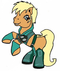 Size: 2432x2910 | Tagged: safe, artist:gumboinafedora, earth pony, pony, g3, 2010, drawn together, male, ponified, rearing, stallion, xandir p. wifflebottom