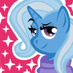 Size: 250x250 | Tagged: safe, artist:ladypixelheart, trixie, g4, christmas, smiling