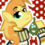 Size: 250x250 | Tagged: safe, artist:ladypixelheart, braeburn, g4, christmas, mistletoe, smiling