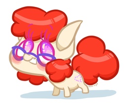 Size: 1280x1067 | Tagged: safe, artist:sparkysugarjunkie, twist, g4, cute, glasses