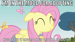 Size: 640x360 | Tagged: safe, fluttershy, g4, fluttermom, image macro, smiling