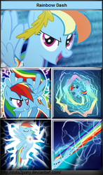 Size: 260x442 | Tagged: safe, rainbow dash, g4, clothes, dress, electricity, element of loyalty, gala dress