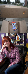 Size: 498x1295 | Tagged: safe, rainbow dash, pegasus, pony, fanfic:my little dashie, g4, dashie meme, exploitable meme, good people finding dash meme, lauren faust, meme, photo