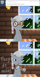 Size: 800x1523 | Tagged: safe, artist:fantasyglow, silver spoon, g4, crossover, glasses, minecraft, tumblr