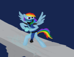 Size: 1278x985 | Tagged: safe, artist:lightsaberguy, rainbow dash, pony, g4, female, mortal kombat, ponified, solo, sub-zero