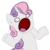 Size: 945x945 | Tagged: safe, sweetie belle, pony, g4, female, shrug, shrugpony, simple background, solo, sweetie derelle, transparent background, vector