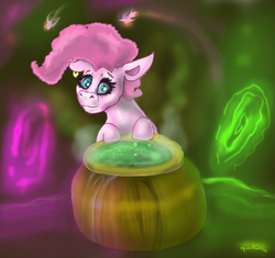 Size: 1516x1424 | Tagged: safe, artist:mylittlegodzilla, pinkie pie, friendship is witchcraft, g4, solo