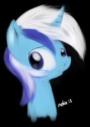 Size: 909x1286 | Tagged: safe, artist:mcsadat, minuette, pony, unicorn, g4, bust, crying, female, mare, portrait, solo