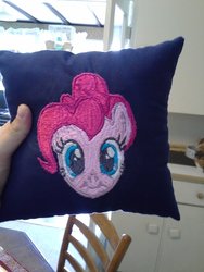 Size: 774x1032 | Tagged: safe, artist:nimaid, pinkie pie, g4, pillow