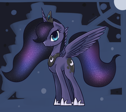 Size: 1000x892 | Tagged: safe, artist:eshredder, princess luna, pony, g4, crown, female, solo