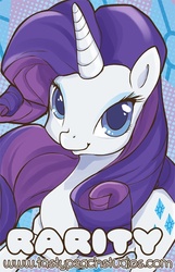 Size: 418x650 | Tagged: safe, artist:mooglegurl, rarity, pony, unicorn, g4, female, looking at you, mare, solo