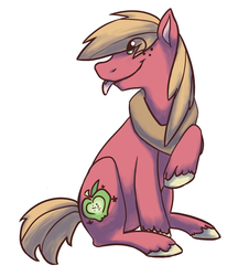 Size: 1533x1773 | Tagged: safe, artist:inkedbananas, big macintosh, earth pony, pony, g4, discorded, male, stallion