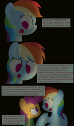 Size: 1280x2182 | Tagged: safe, artist:dtcx97, rainbow dash, scootaloo, post-crusade, g4, female, siblings, sisters, tumblr