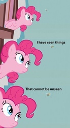 Size: 500x904 | Tagged: safe, pinkie pie, bee, g4, comic, cosmic horror