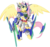 Size: 7795x7325 | Tagged: safe, artist:halotheme, fluttershy, pegasus, pony, g4, absurd resolution, crossover, female, gundam, mare, parody, quant, simple background, transparent background