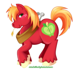 Size: 1407x1312 | Tagged: safe, artist:sisterbelldandy, big macintosh, earth pony, pony, g4, male, stallion