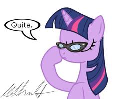 Size: 550x436 | Tagged: safe, artist:the-ross, twilight sparkle, g4, glasses