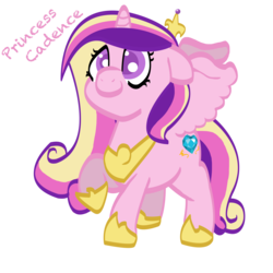 Size: 5906x5906 | Tagged: safe, artist:jonah-yeoj, princess cadance, alicorn, pony, g4, absurd resolution, chibi, cute, female, simple background, solo, transparent background