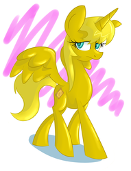 Size: 1200x1571 | Tagged: artist needed, safe, oc, oc only, oc:ticket, alicorn, pony, alicorn oc, solo