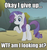 Size: 507x536 | Tagged: safe, edit, edited screencap, screencap, rarity, pony, dragonshy, g4, cropped, image macro, mouth on side of face, reaction image, shrug, solo, wtf