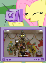 Size: 563x771 | Tagged: safe, fluttershy, pony, g4, beet j stag, exploitable meme, go-busters, meme, photo, super sentai, tv meme