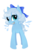 Size: 812x1099 | Tagged: safe, artist:lemon-sugars, cirno, female, mare, ponified, simple background, solo, touhou, transparent background