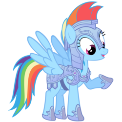 Size: 900x900 | Tagged: safe, rainbow dash, pony, g4, armor, crystal guard armor, female, simple background, solo, transparent background, vector
