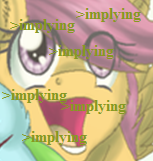 Size: 153x161 | Tagged: safe, scootaloo, g4, 4chan, implying, reaction image