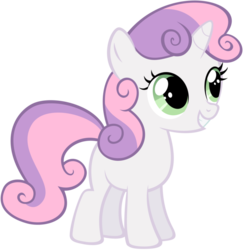 Size: 883x905 | Tagged: safe, sweetie belle, pony, g4, female, simple background, smiling, solo, transparent background, vector