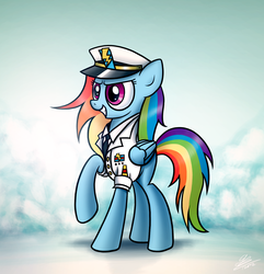 Size: 1697x1760 | Tagged: safe, artist:dori-to, rainbow dash, g4, clothes, solo, uniform