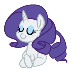 Size: 500x500 | Tagged: safe, artist:robynne, rarity, pony, g4, solo