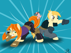 Size: 1208x901 | Tagged: safe, artist:kudalyn, earth pony, naked mole rat, pony, crossover, female, kim possible, kim possible (character), male, ponified, ron stoppable, rufus (kim possible)